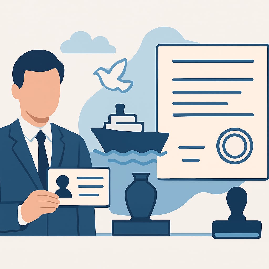 海葬完成後：如何取得官方證明文件 - 說明圖片