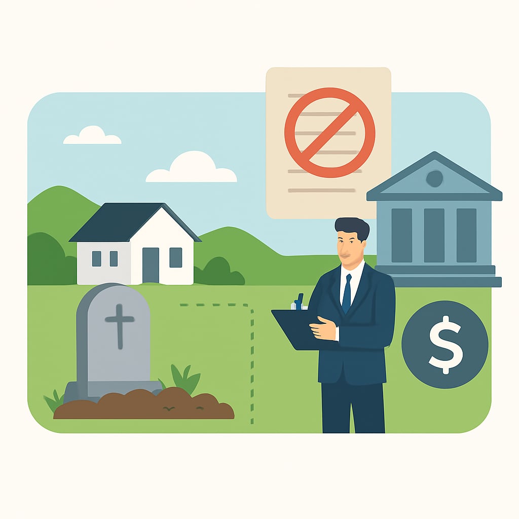 誤區一：誤以為私人土地可隨意安置骨灰 - 說明圖片