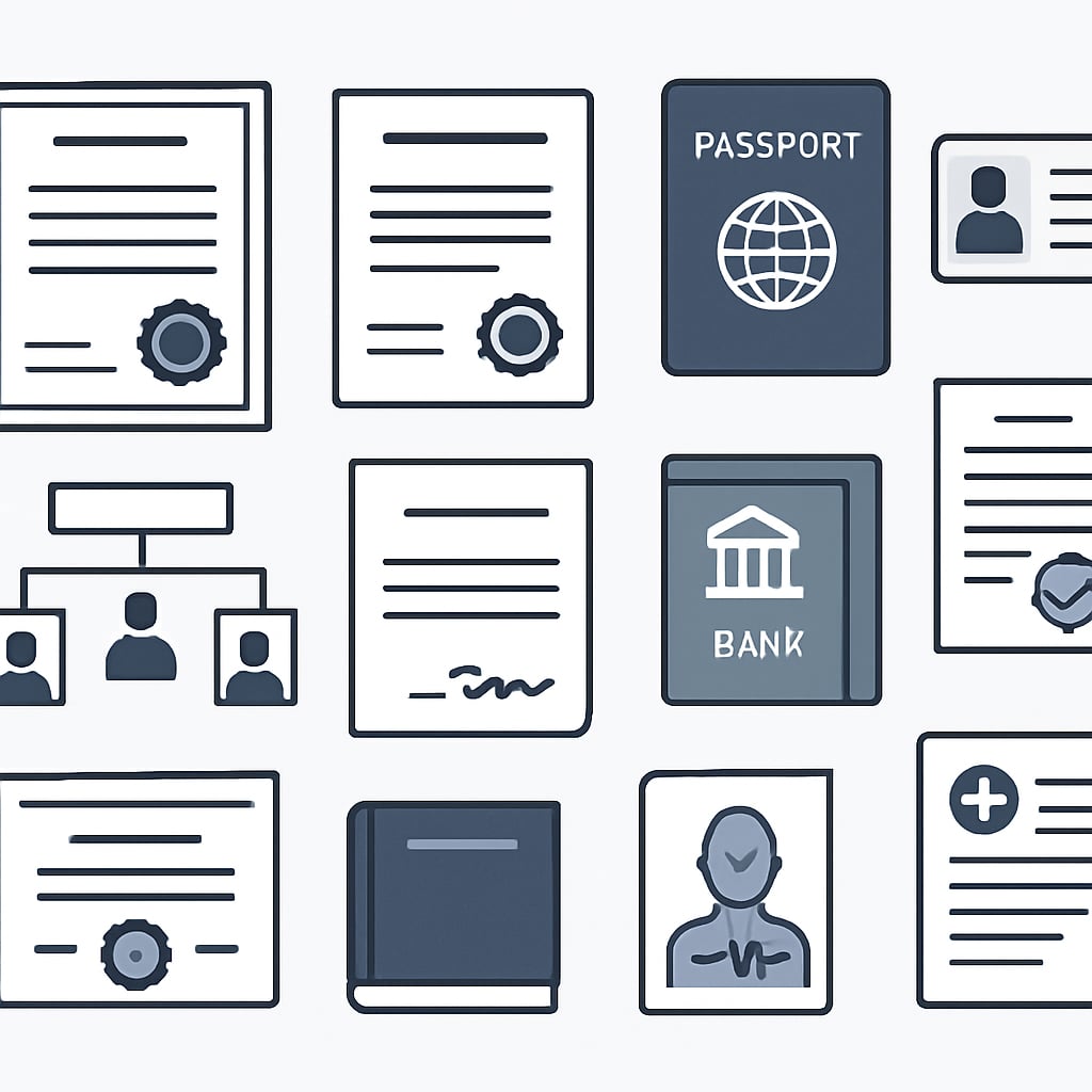 核心文件清單：從死亡證明到法律文書 - 說明圖片