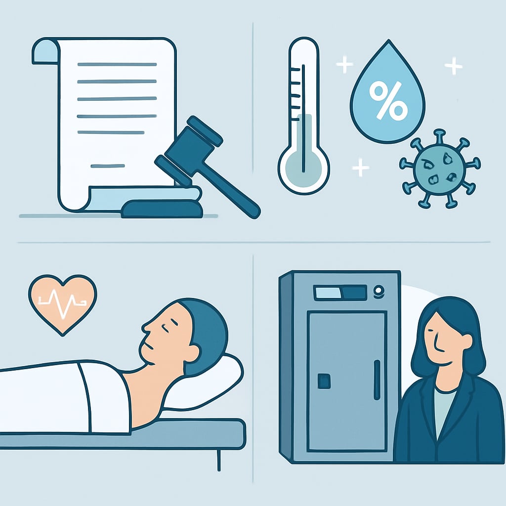 遺體保存的基本原則與法規限制 - 說明圖片