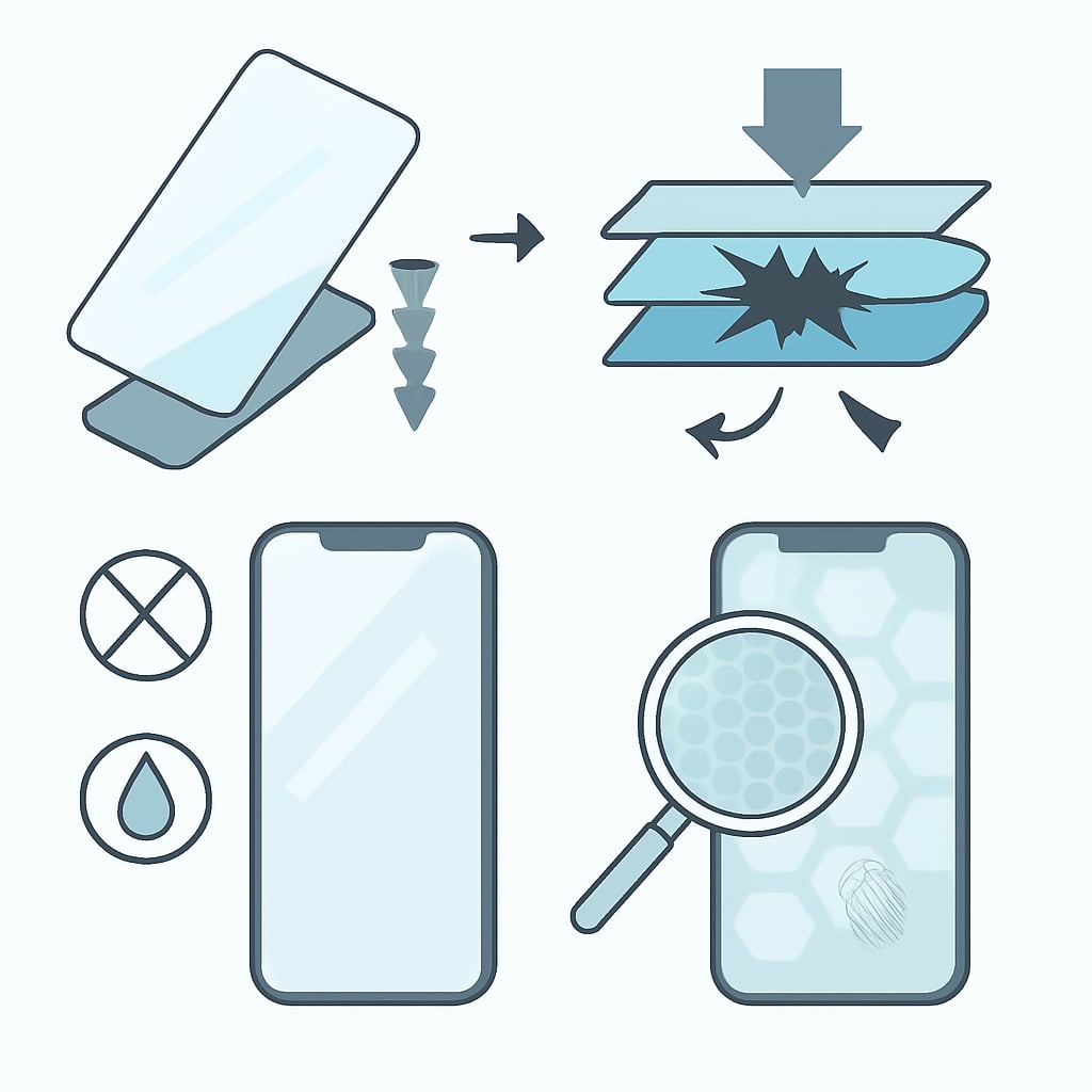 保護膜的科學原理：為什麼它能夠保護你的螢幕？ - 說明圖片