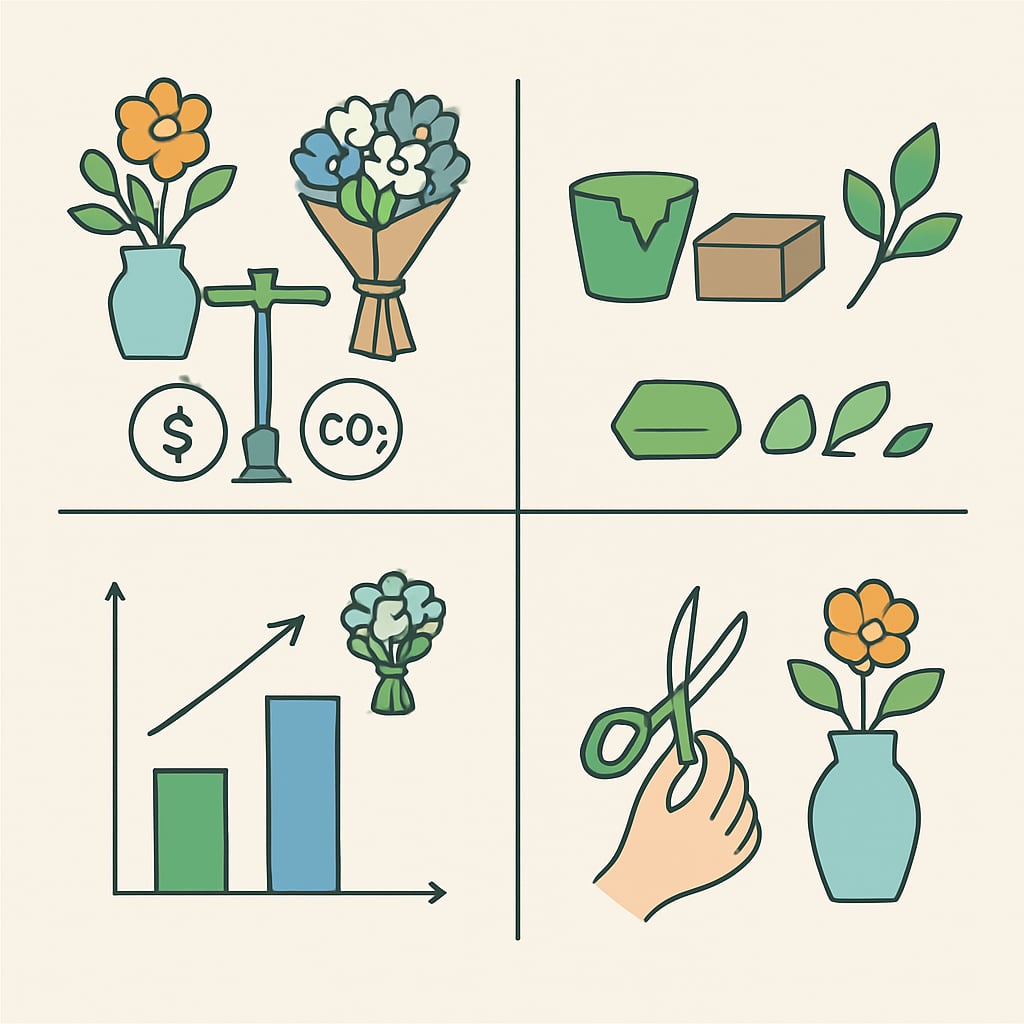 環保永續花藝的具體執行方案與成本分析 - 說明圖片
