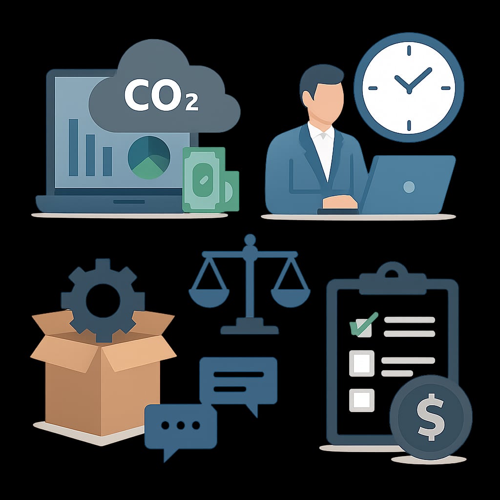 中小企業碳足跡計算的具體成本分析 - 說明圖片