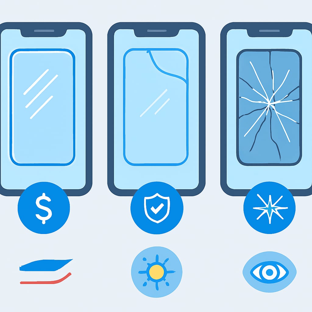 保護貼材質全解析：從TPU到玻璃的優缺點比較 - 說明圖片