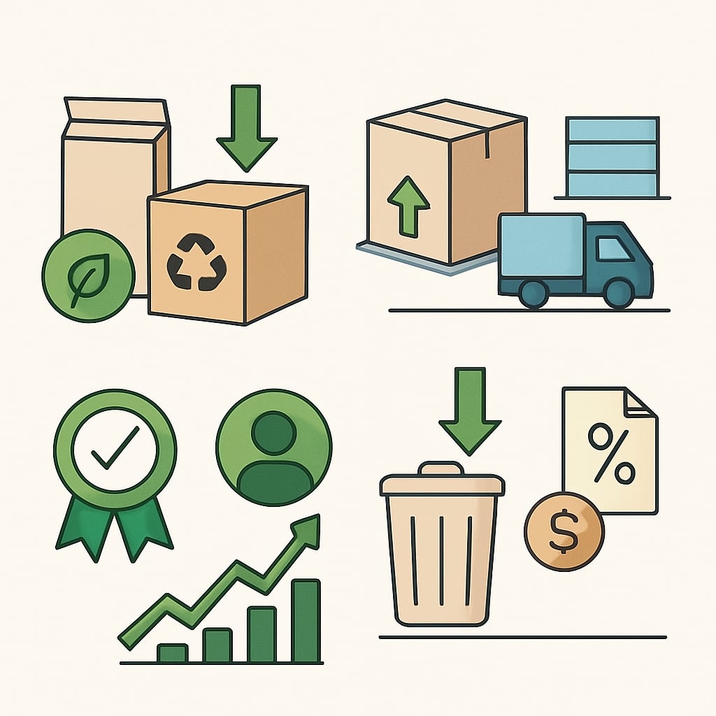 永續包裝的具體成本效益分析：從支出到投資的轉變 - 說明圖片