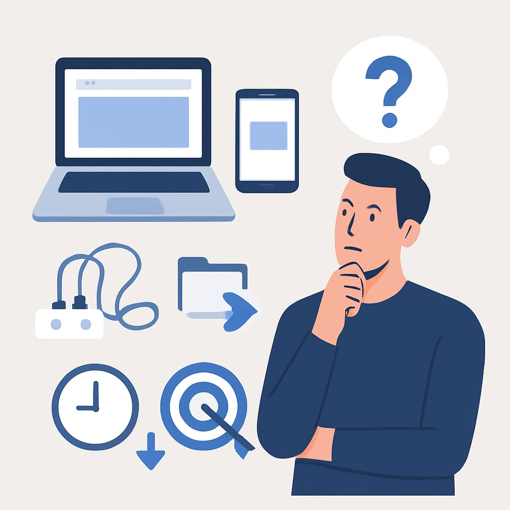 第一步：評估你的數位工作環境與需求 - 說明圖片