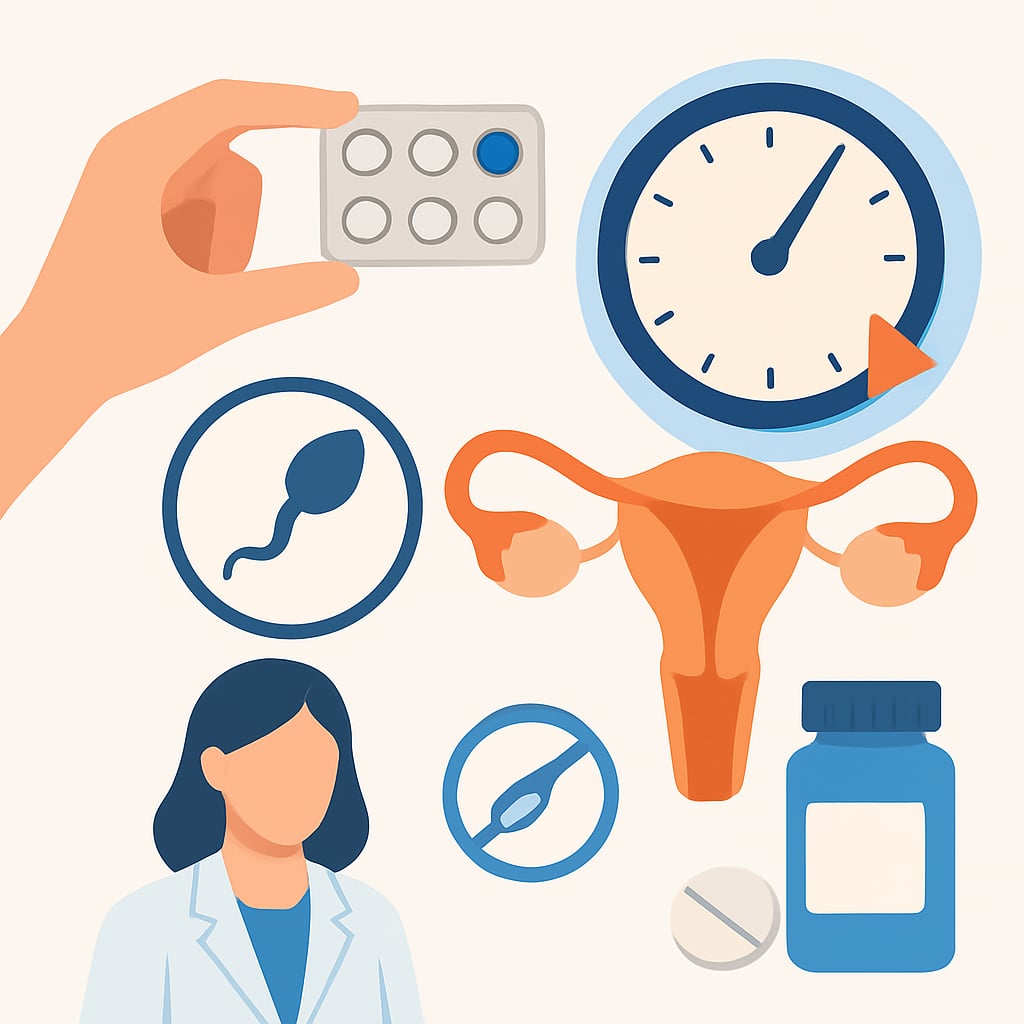 事後避孕藥的種類與核心作用原理 - 說明圖片