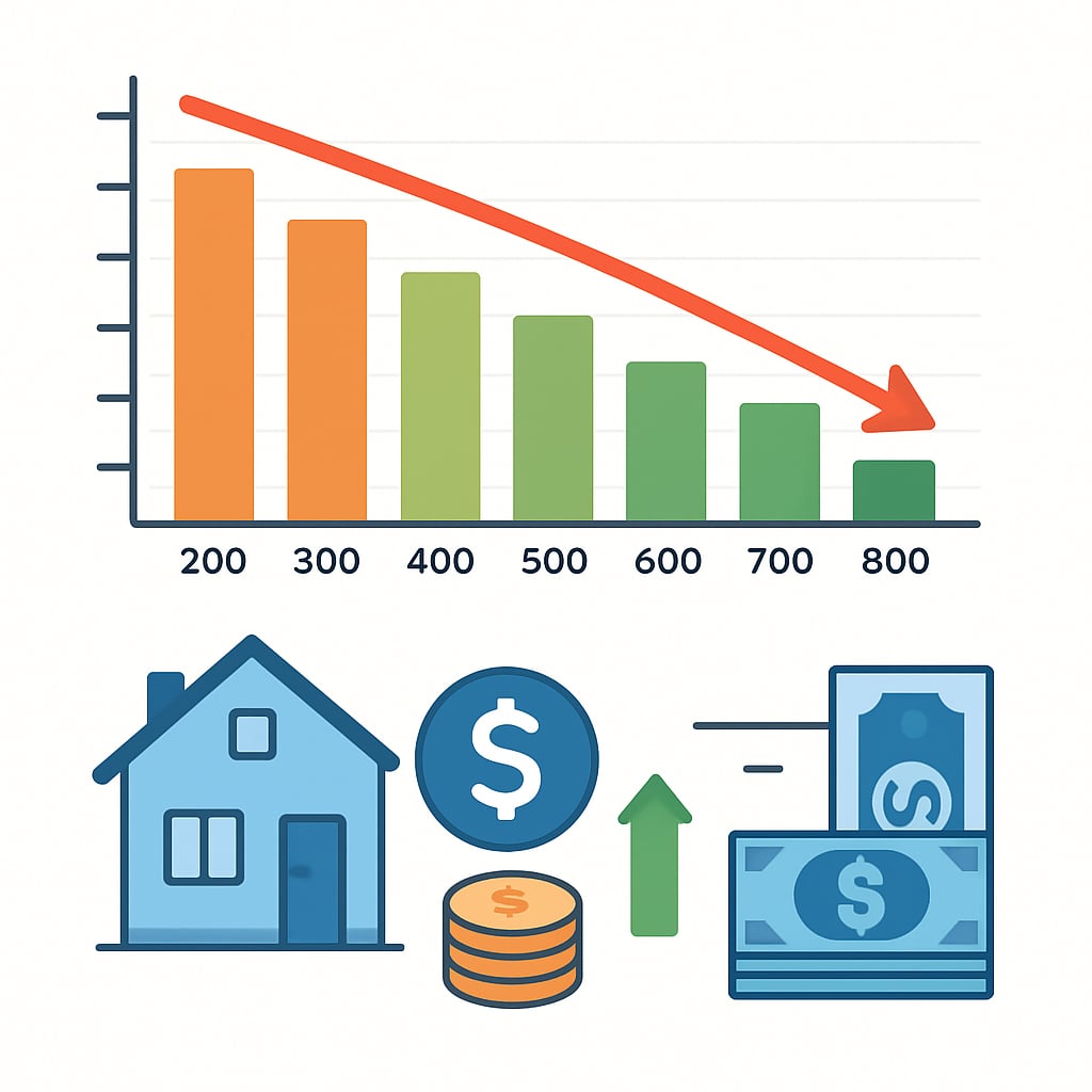 信用評分對200萬貸款利率的具體影響級距分析 - 說明圖片