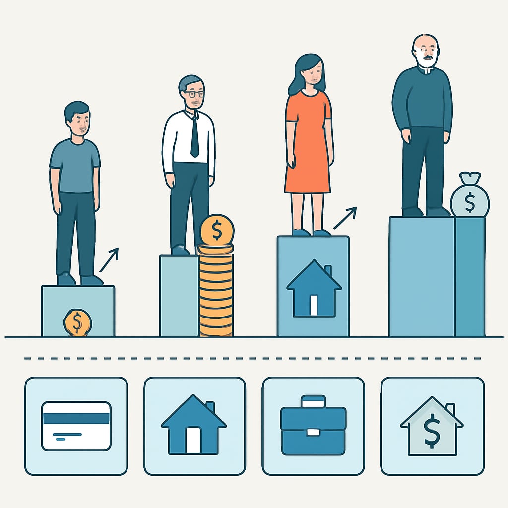 「生命周期」貸款策略比較：從青年到退休的財務規劃 - 說明圖片