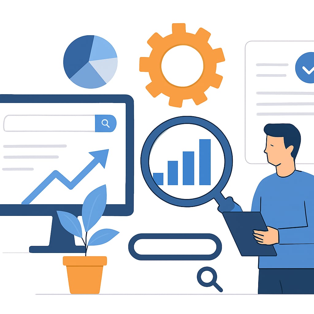 SEO Fundamentals and Keyword Research - Illustration