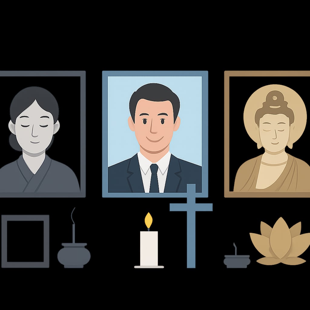 深度文化比較：理解不同傳統的遺照規範與意涵 - 說明圖片