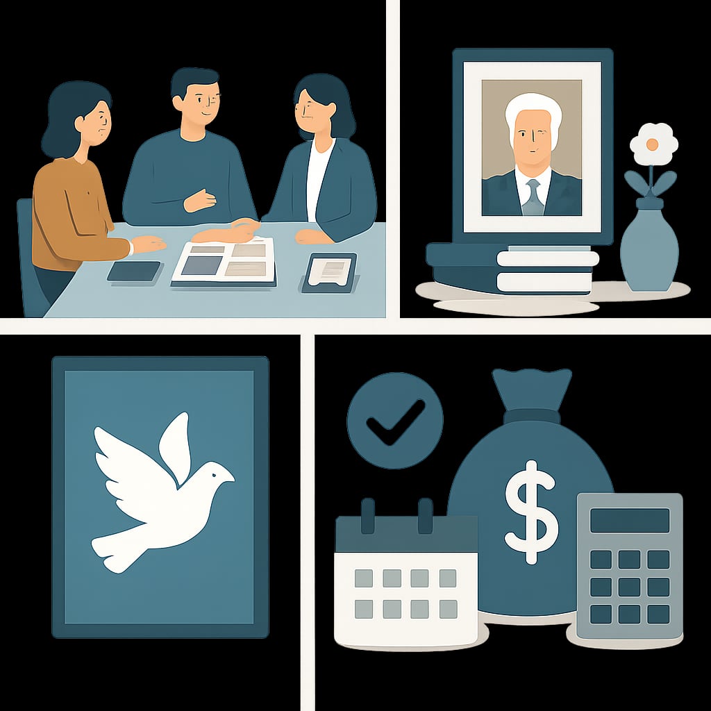 第一步：確立追思會核心主題與風格 - 說明圖片