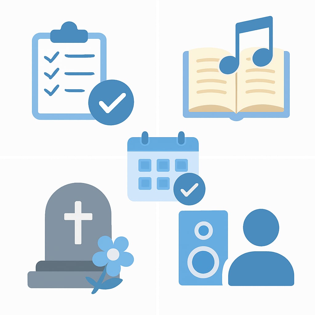 認識追思音樂會的五個實用籌備步驟 - 說明圖片