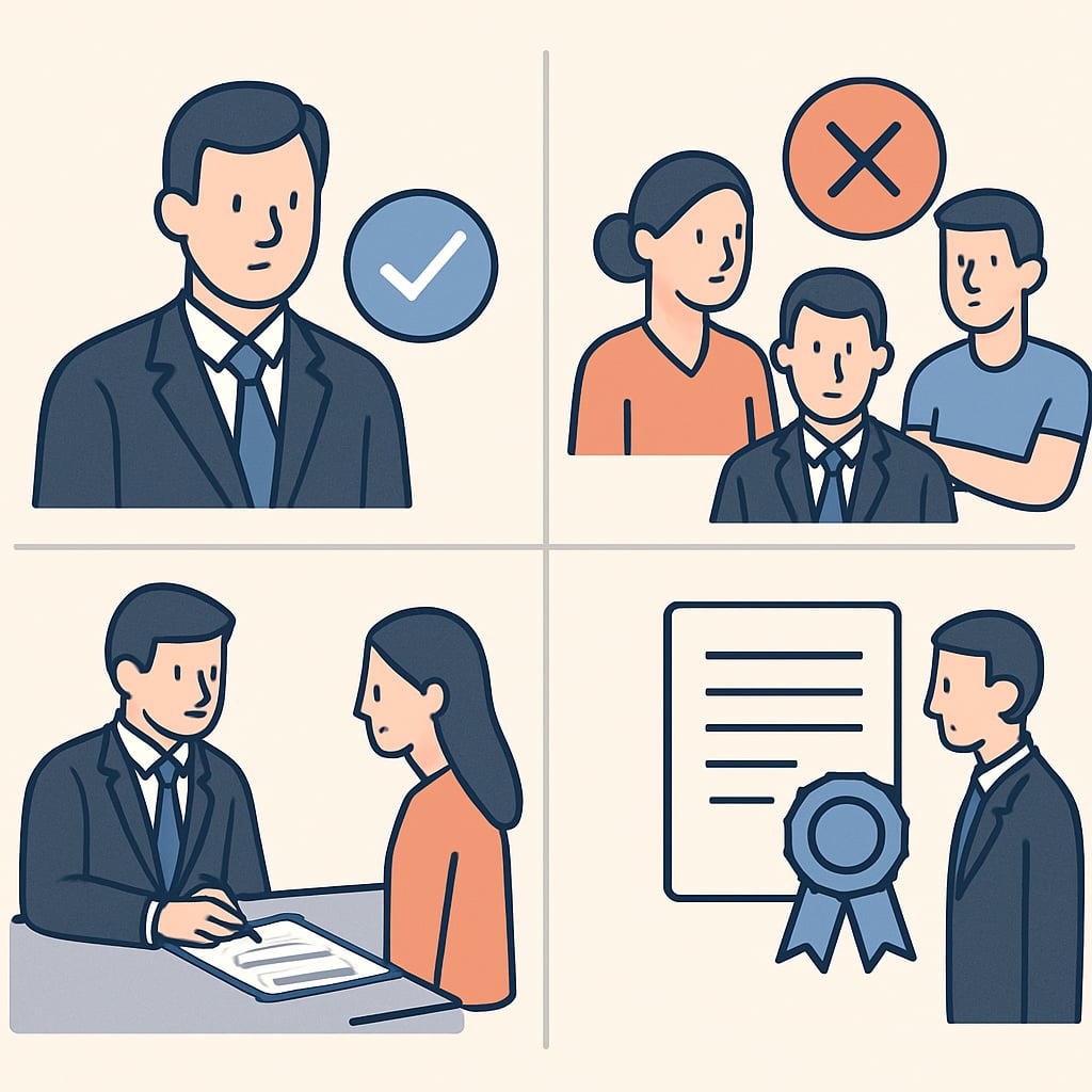 遺囑見證人的法定資格與限制 - 說明圖片