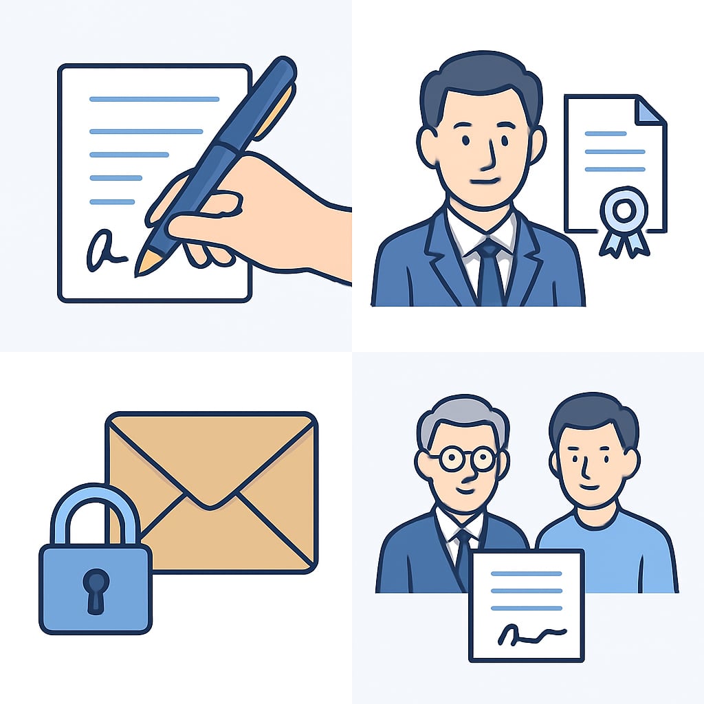 遺囑有效的法律要件解析 - 說明圖片