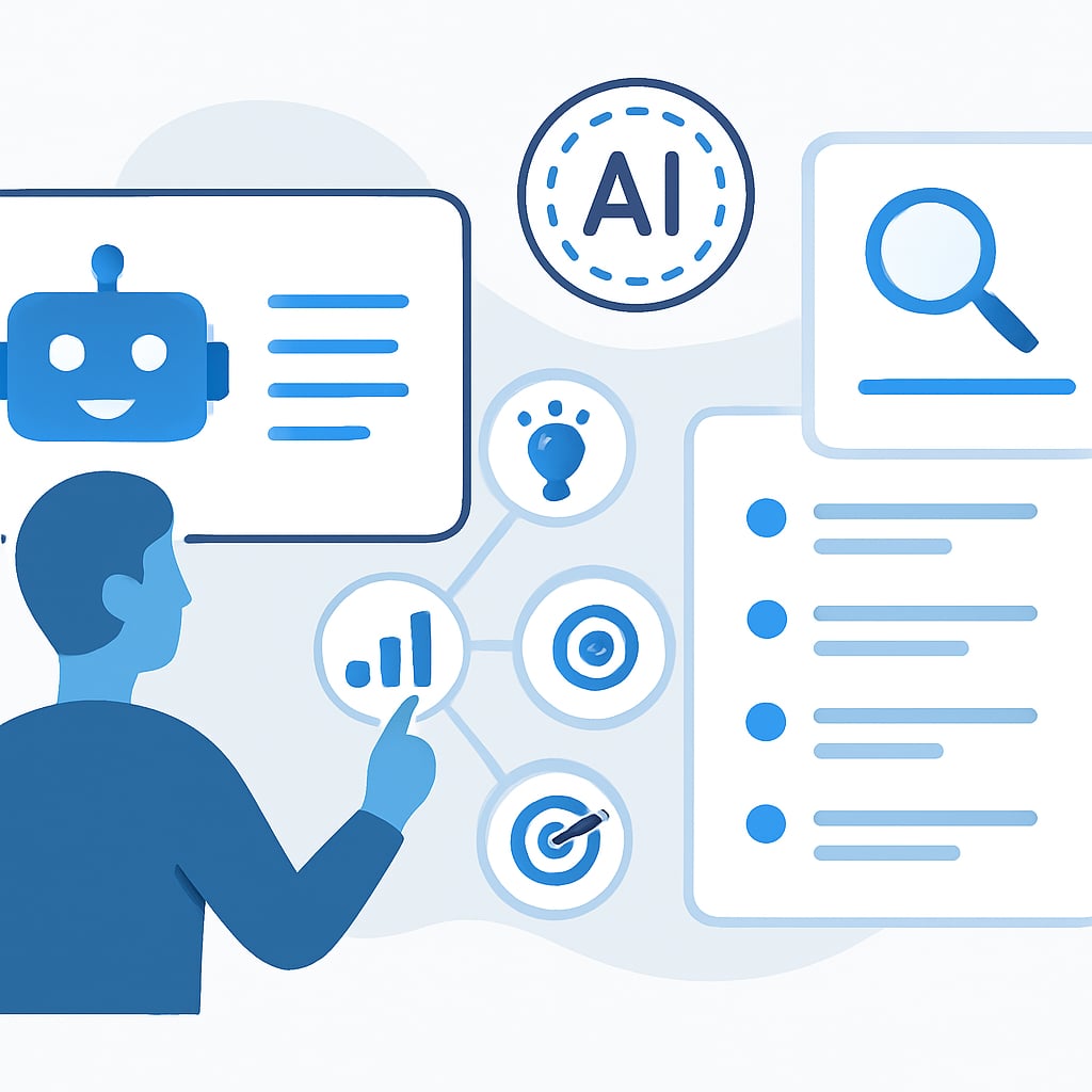 第一步：AI輔助的SEO關鍵字研究與規劃 - 說明圖片
