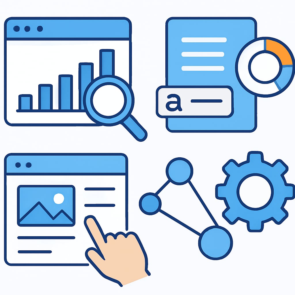 第一階段：內容策略優化與關鍵字布局 - 說明圖片