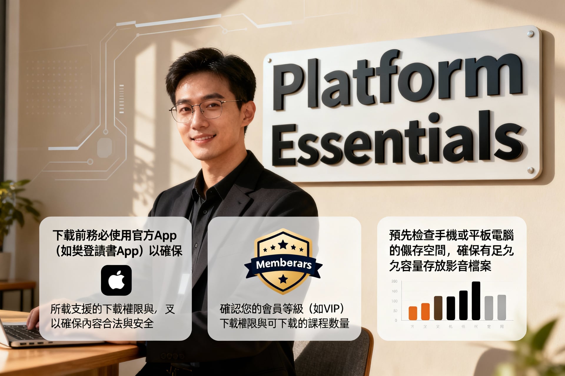 基礎準備：了解平台與授權 - 說明圖片