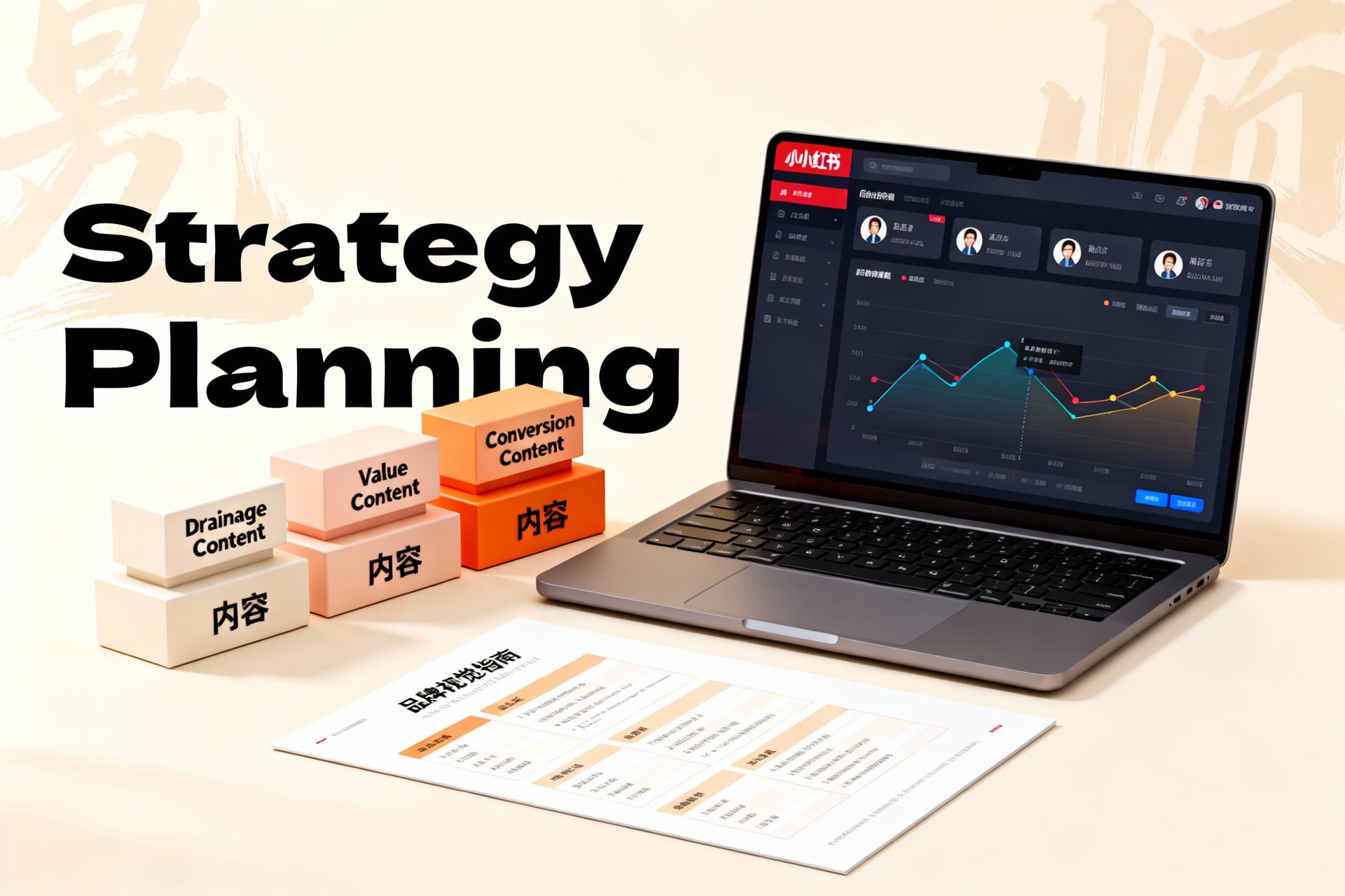 內容策略規劃與執行步驟 - 說明圖片