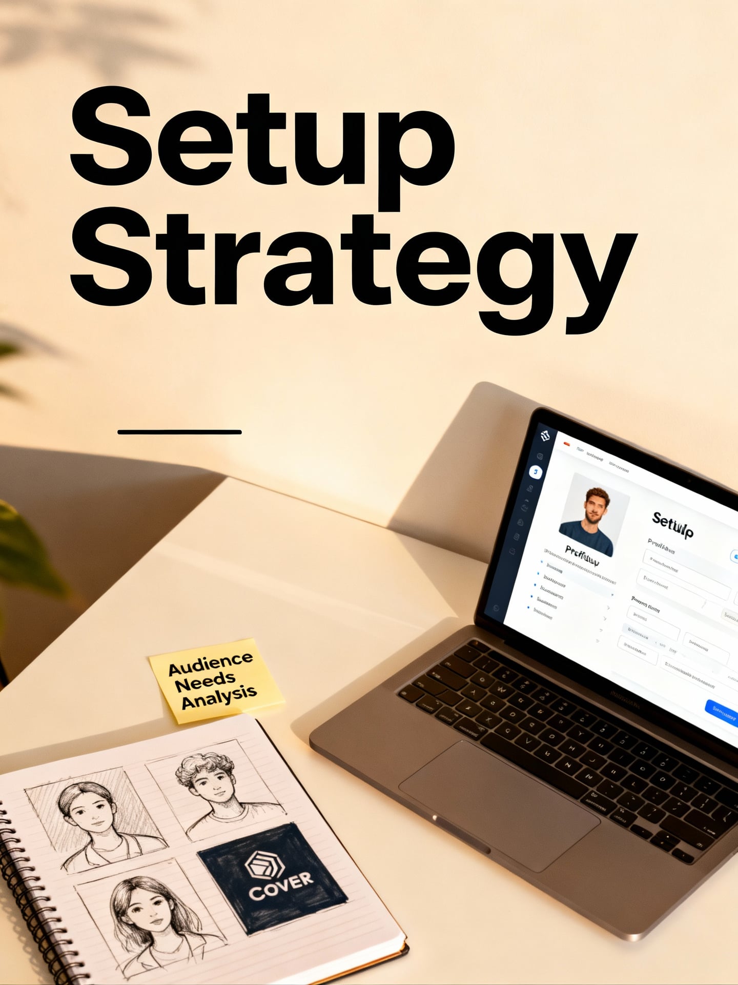 第一步：帳號設置與定位策略 - 說明圖片