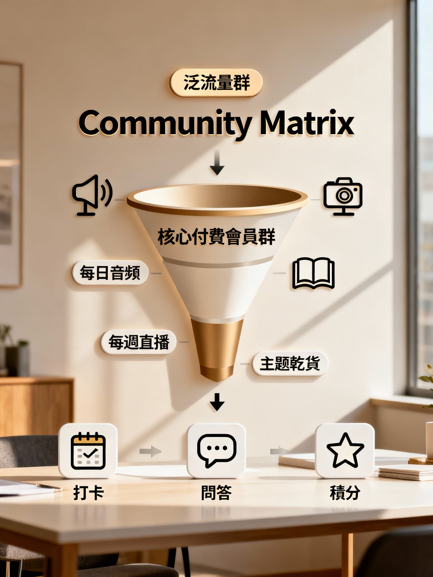 策略一：社群矩陣的精細化運營與內容沉澱 - 說明圖片