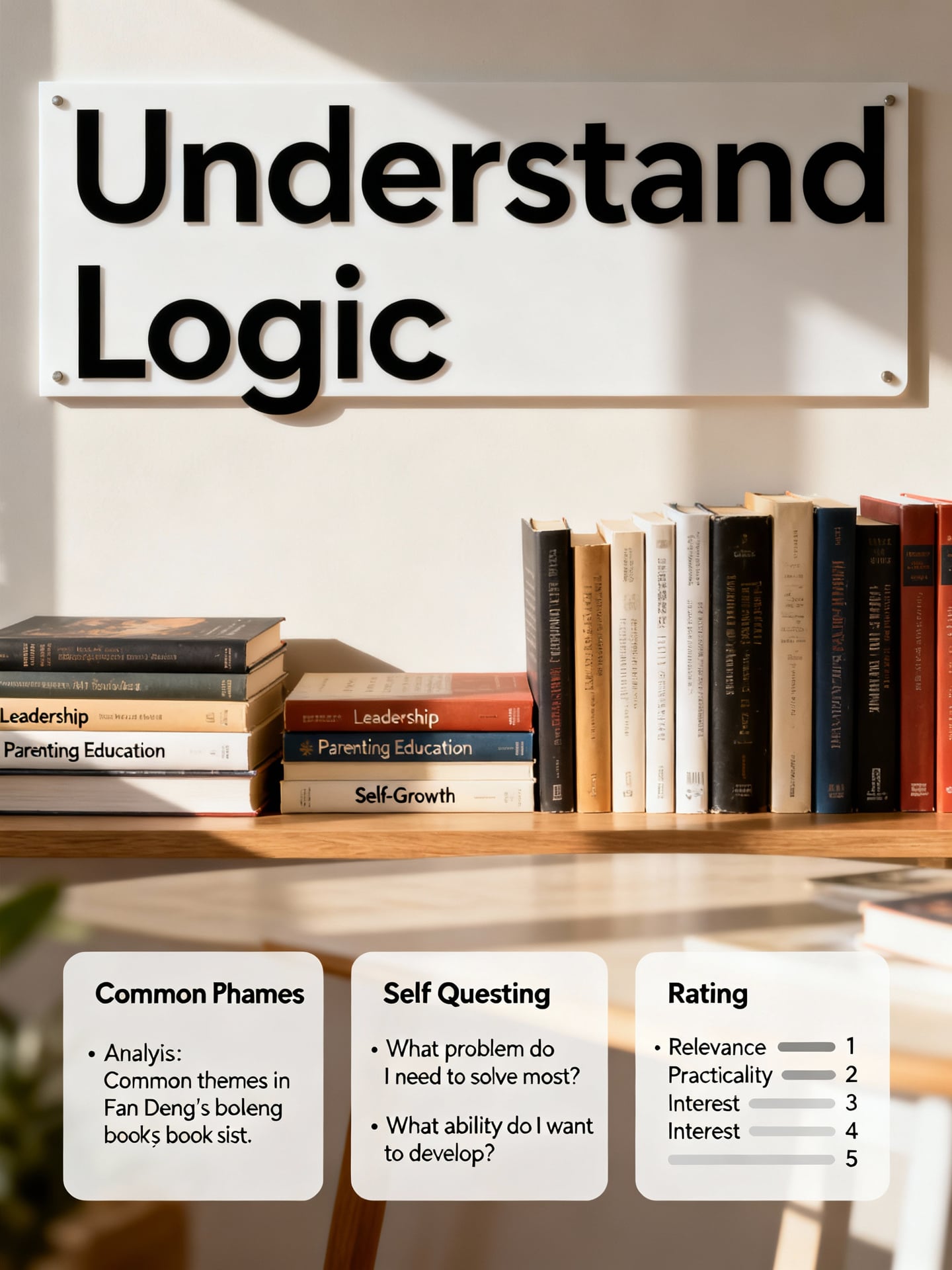 理解樊登選書邏輯與個人需求對焦 - 說明圖片