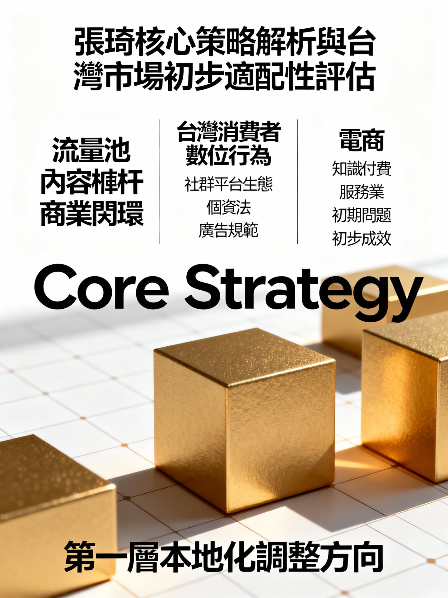 張琦靠譜嗎?台灣市場實測分析與在地化策略評估 2 張琦核心策略解析與台灣市場初步適配性評估 - 說明圖片