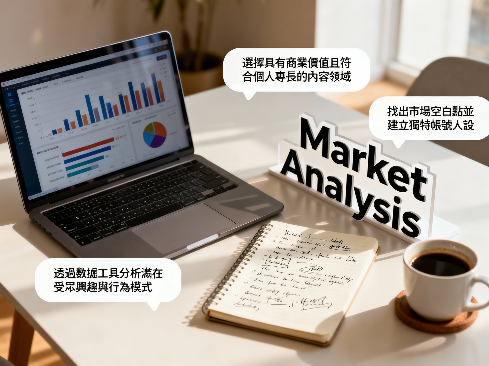 帳號定位與市場分析策略 - 說明圖片