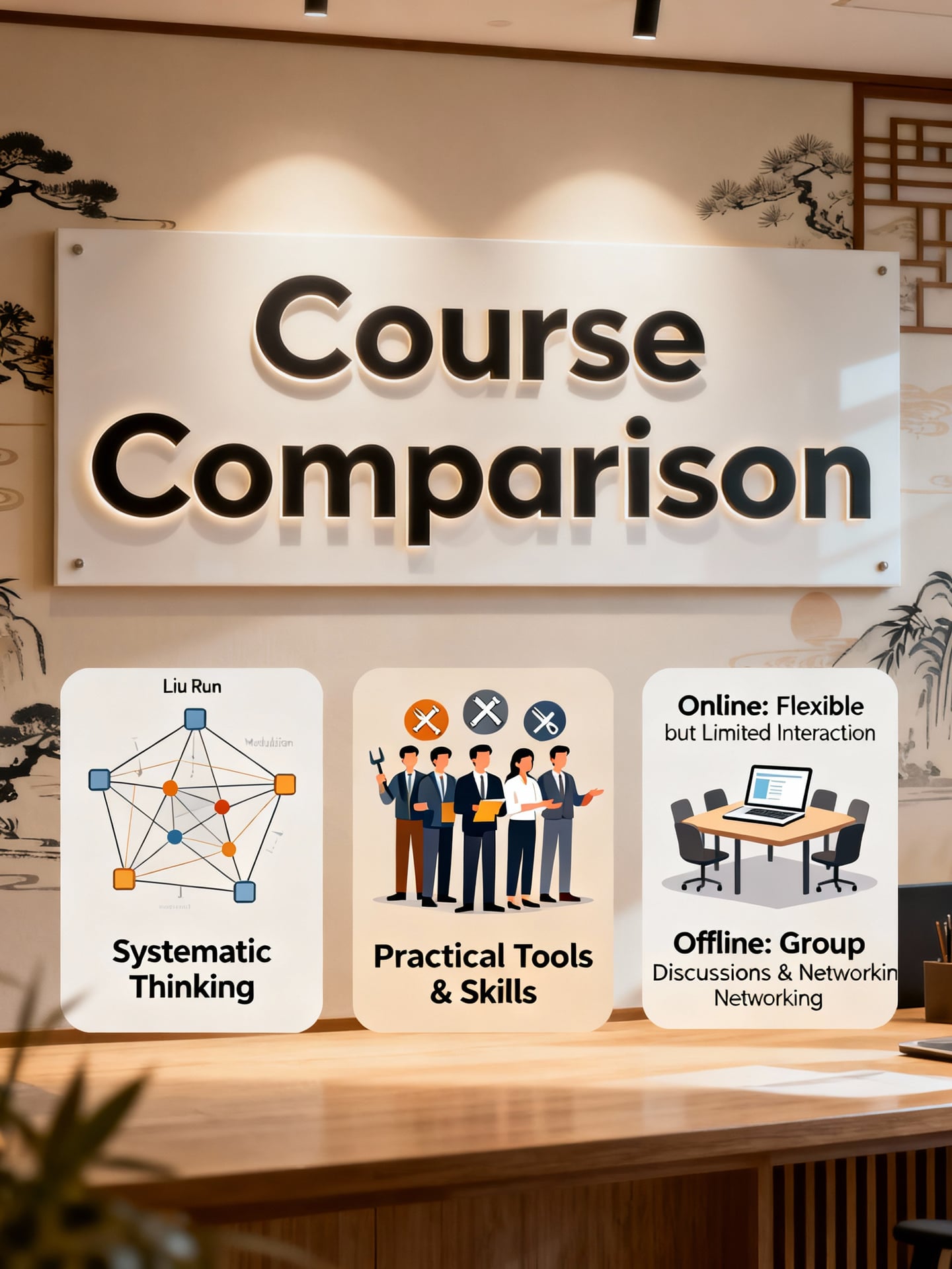 課程內容與教學方法比較 - 說明圖片