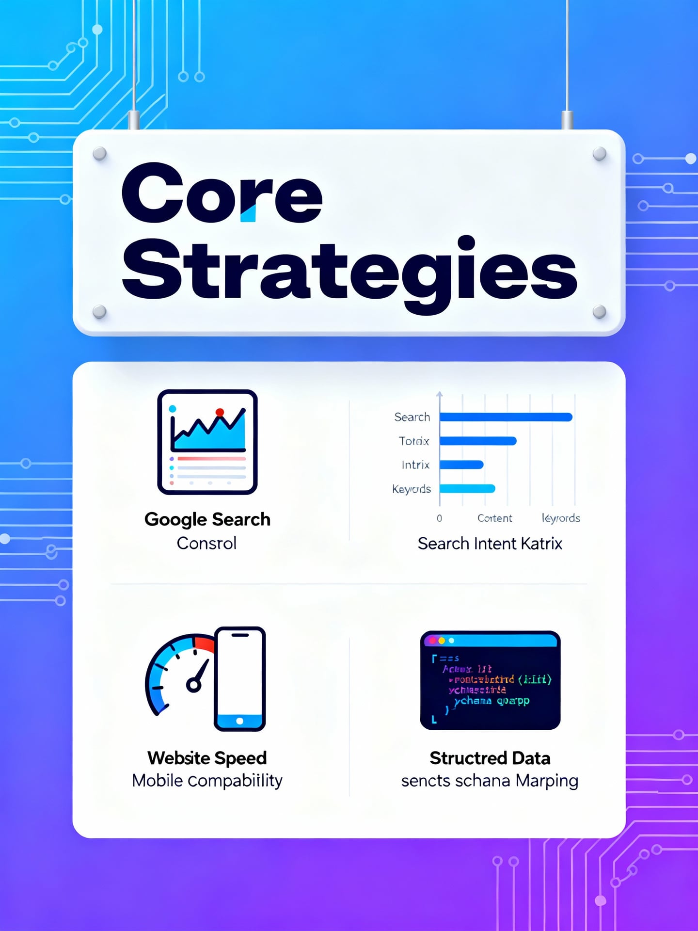 核心SEO策略：從基礎到進階的完整架構 - 說明圖片