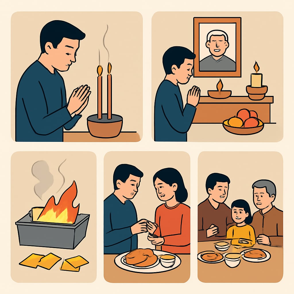 5個關鍵步驟詳解：從點香到化紙的完整流程 - 說明圖片