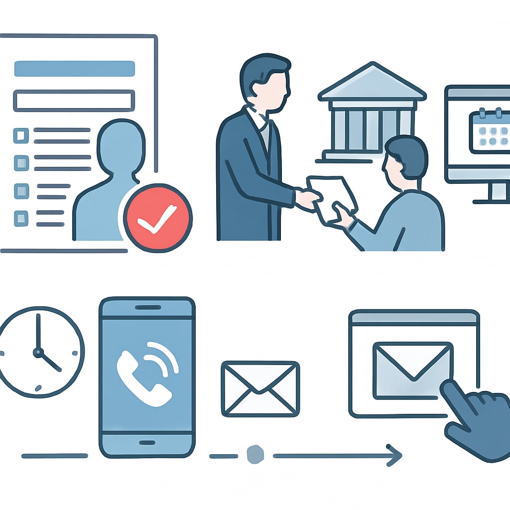 逐步申請流程解析:從填表到核准的完整步驟 - 說明圖片