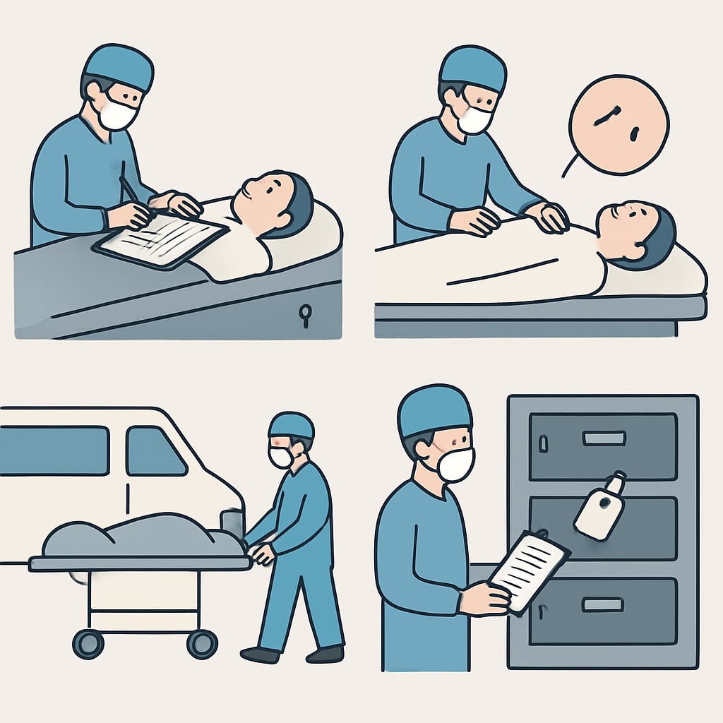 第二階段：遺體接收、運送與初步安置實務 - 說明圖片