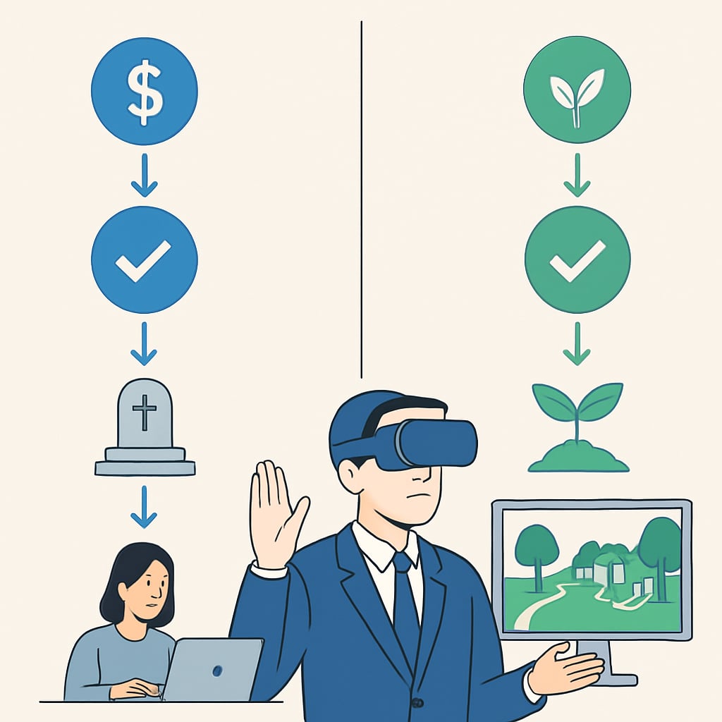 科技賦能下的決策輔助：傳統遷葬 vs. 環保葬的智慧選擇 - 說明圖片