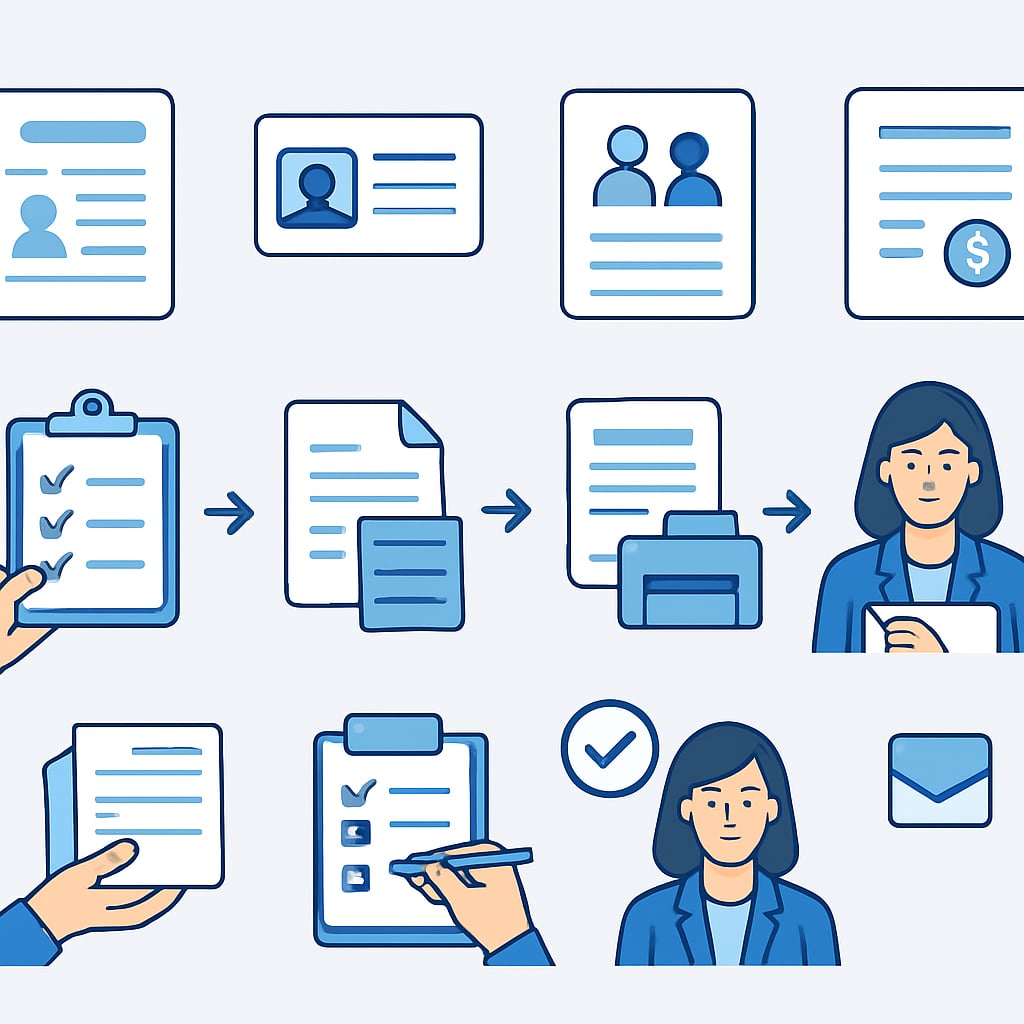 第二步:準備申請所需文件與詳細步驟 - 說明圖片