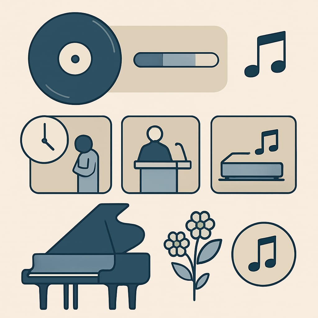 第二步：規劃告別式音樂流程——詳細步驟與時間安排 - 說明圖片