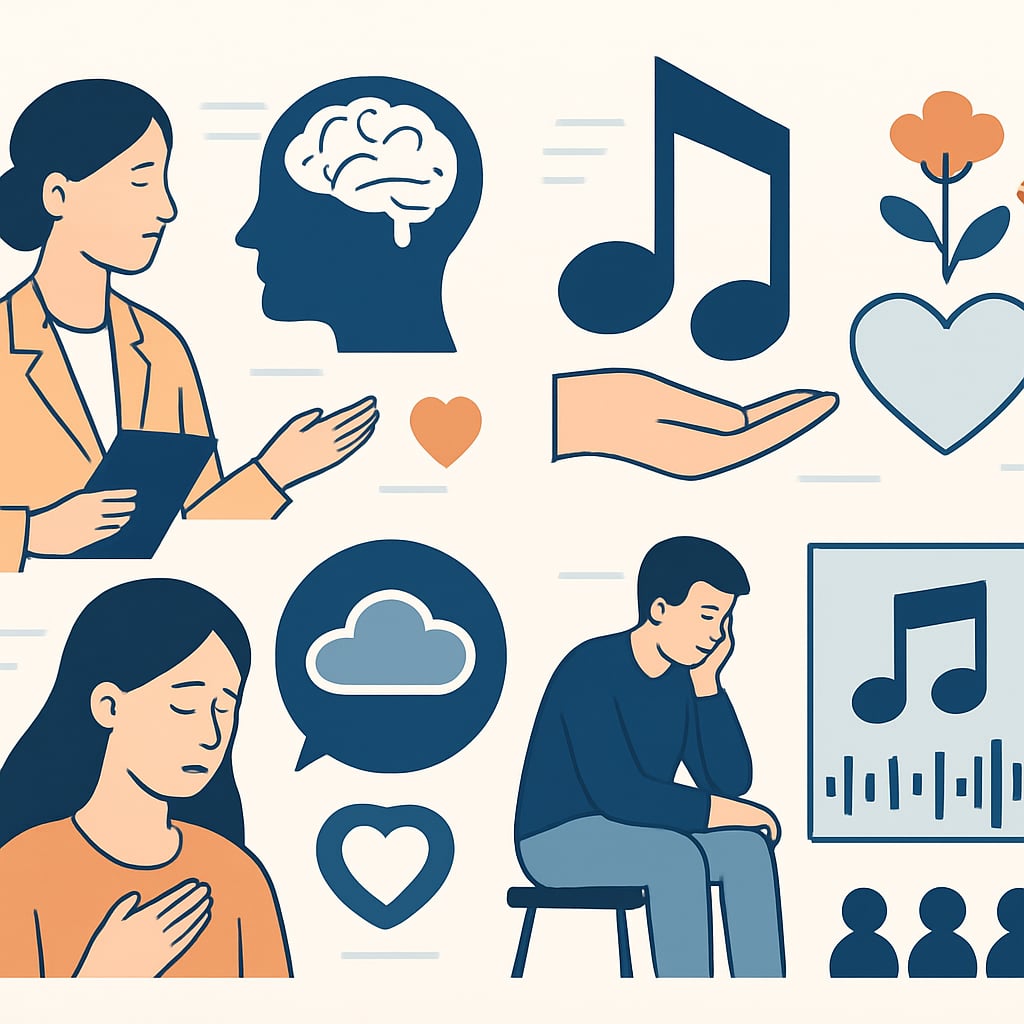 音樂心理治療的實務結合:哀悼歌曲的療癒機制與設計原則 - 說明圖片