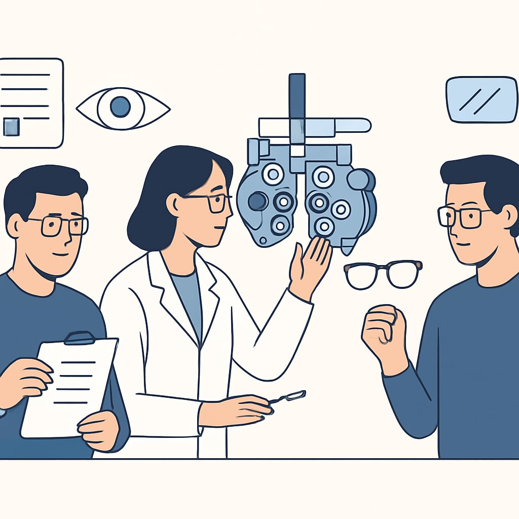 從評估到配鏡的詳細步驟指南 - 說明圖片