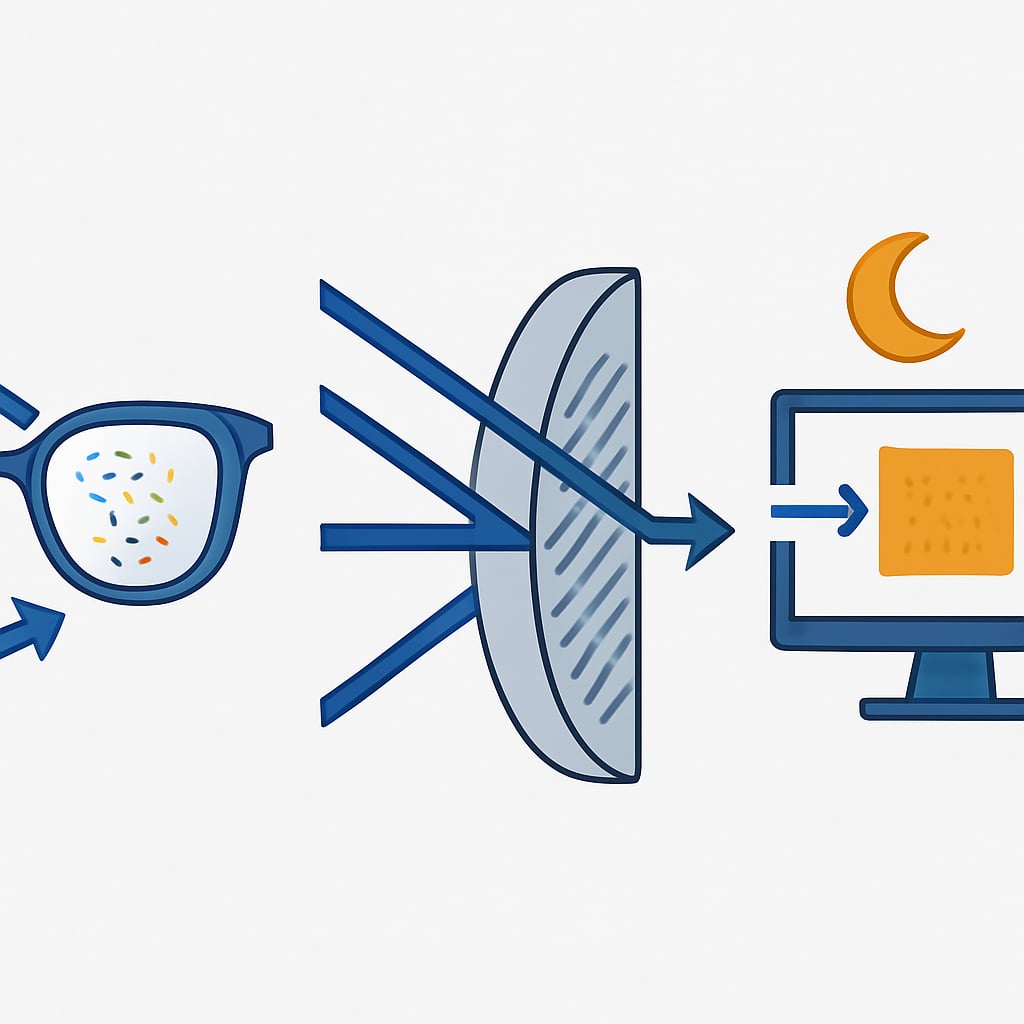 主流抗藍光技術原理剖析 - 說明圖片