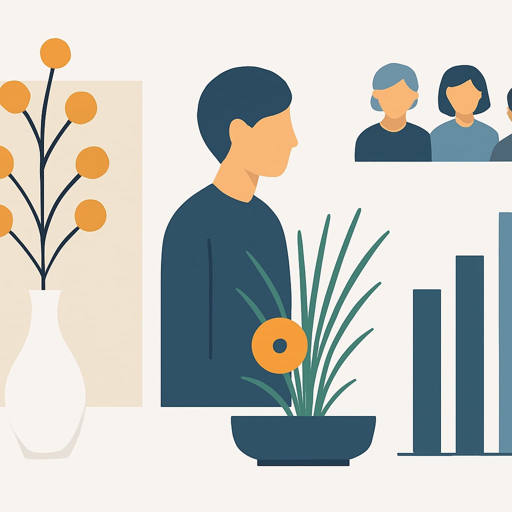 現代藝術風格花藝案例與家屬接受度探討 - 說明圖片