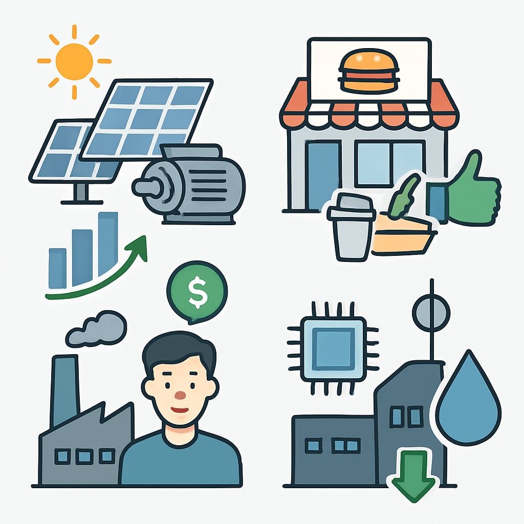 本地化實踐案例：台灣企業的ESG配件策略應用與成效 - 說明圖片