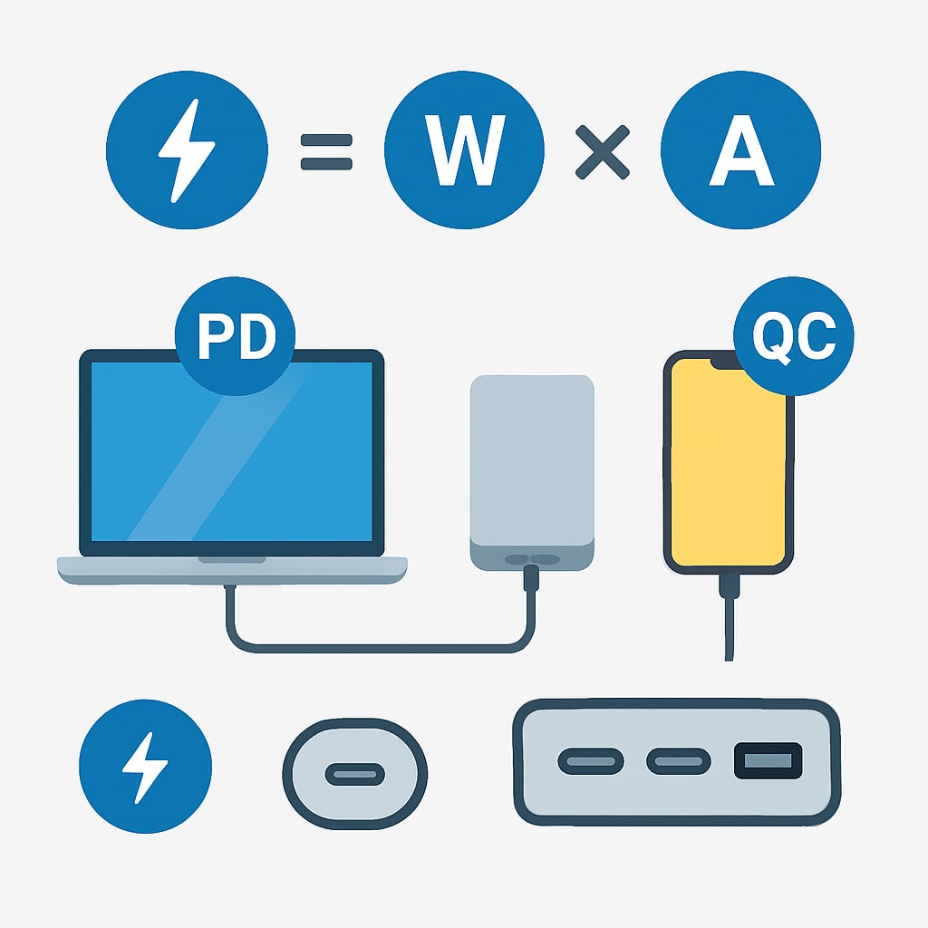 第二步：選擇合適的輸出規格與充電技術 - 說明圖片