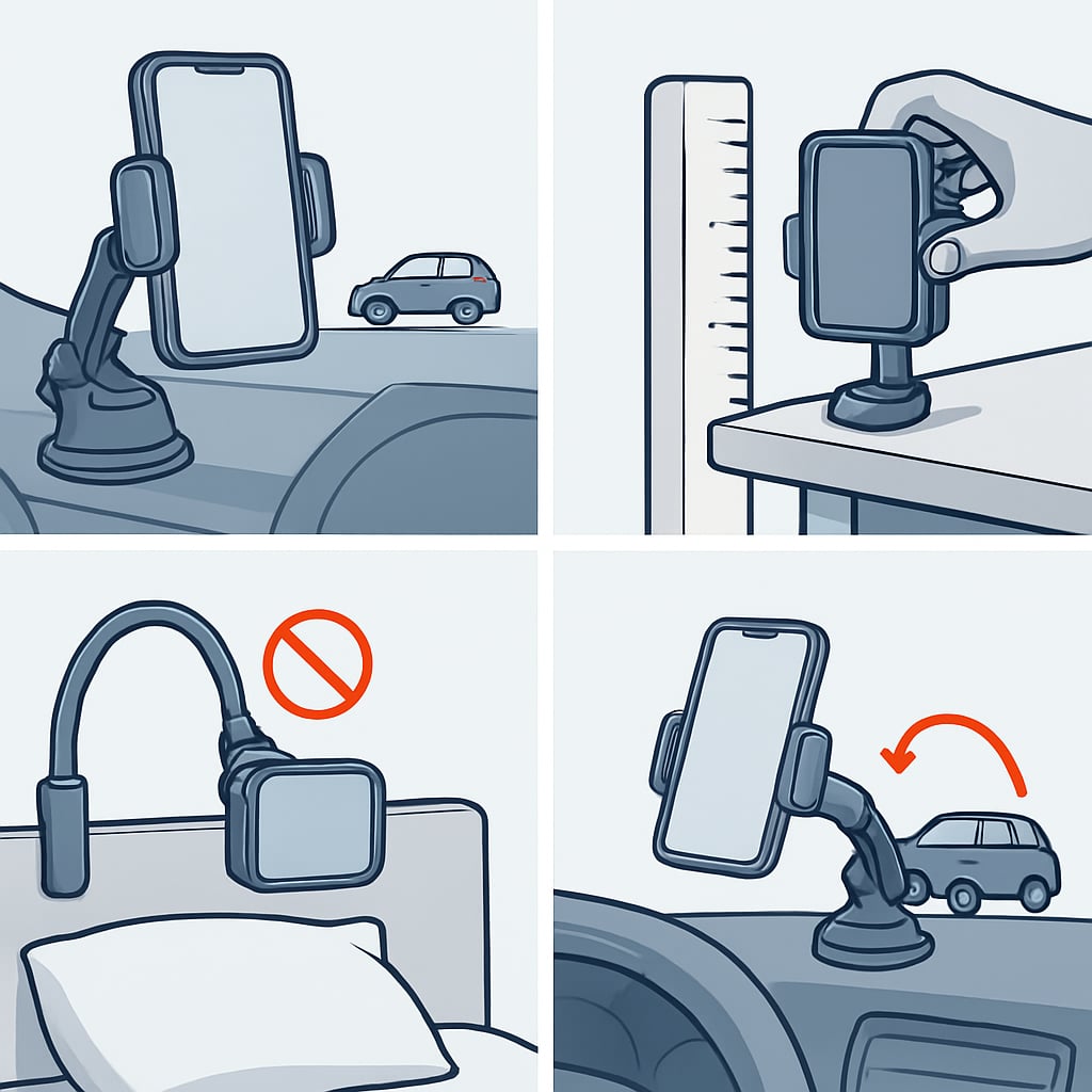 支架類型與固定方式實測 - 說明圖片