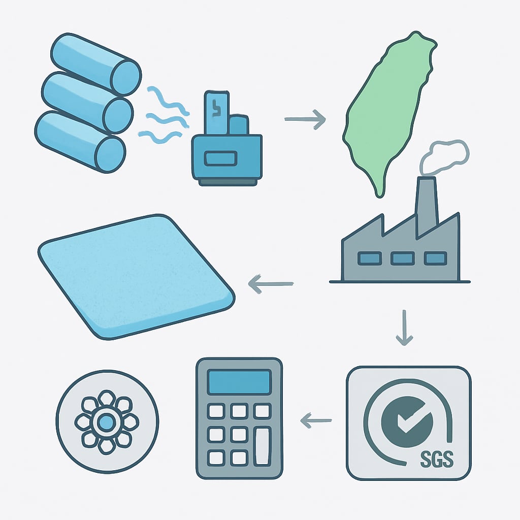 台灣超細纖維產業鏈案例分析：從原料到成品的品質關鍵 - 說明圖片