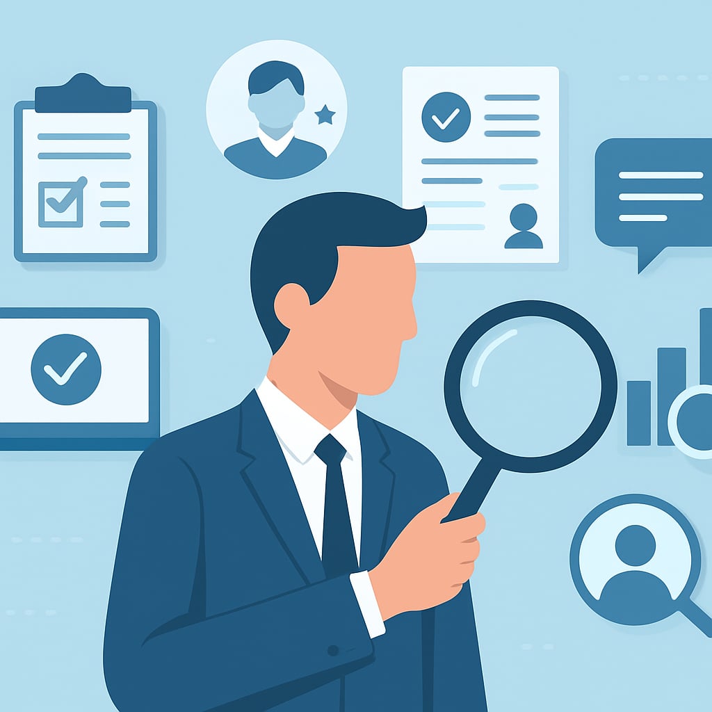 第二步：搜尋與篩選潛在人選 - 說明圖片