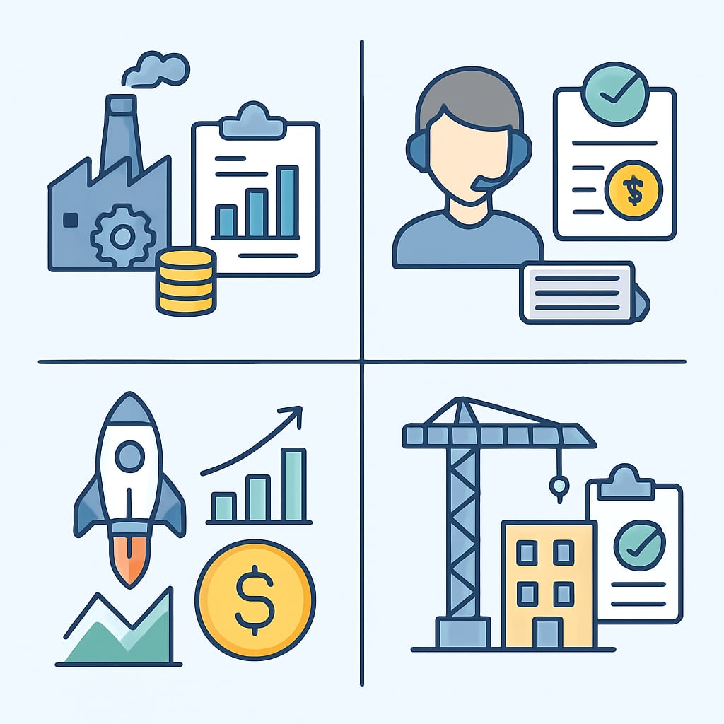 特定產業融資深度比較：審核標準的差異化地圖 - 說明圖片