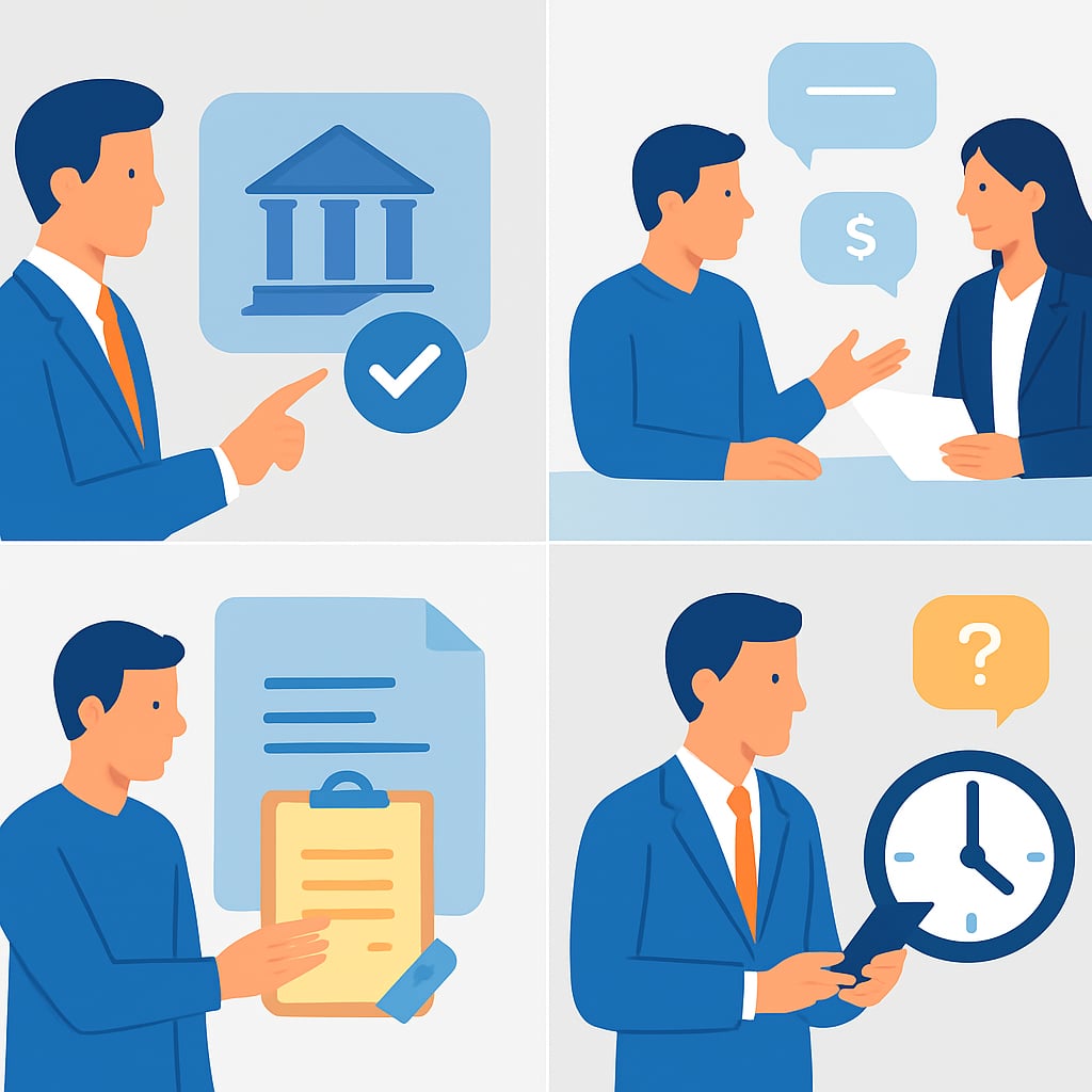 第二步：申請流程與談判技巧 - 說明圖片