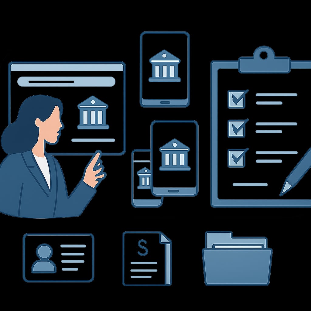 第二步：搜尋、比較與正式申請 - 說明圖片