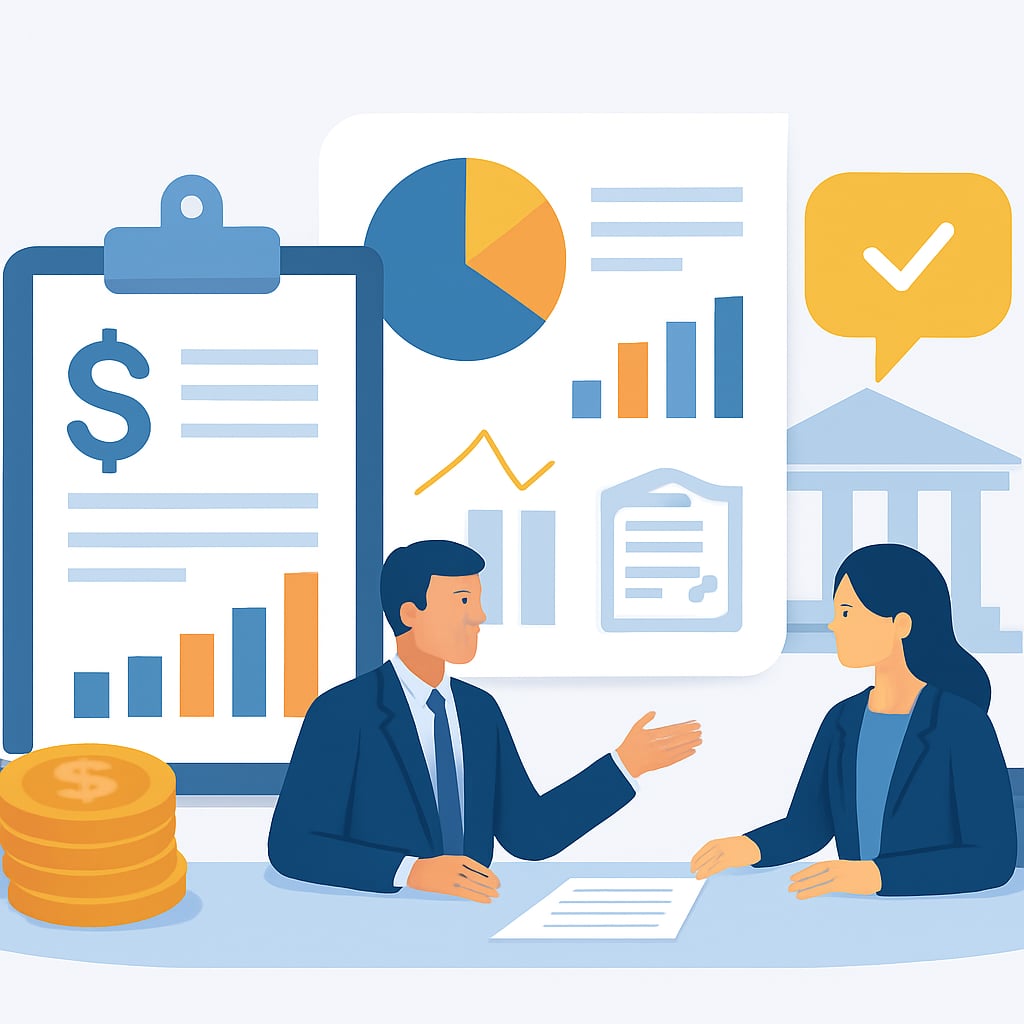 第二步：融資方案規劃與金融機構接洽 - 說明圖片