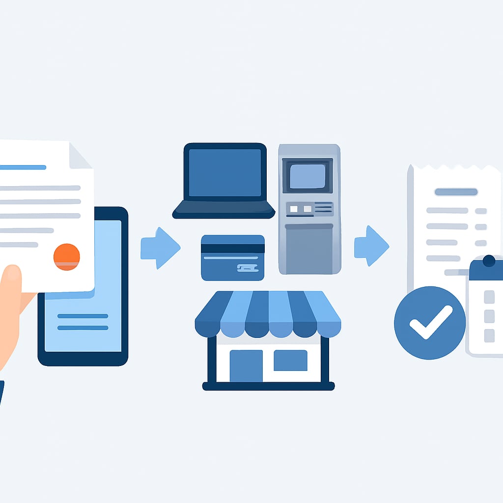 詳細步驟：從收到帳單到完成繳費 - 說明圖片